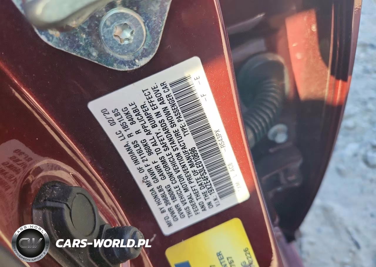 2020 Honda Insight Ex VIN:19XZE4F53LE010696 - 12