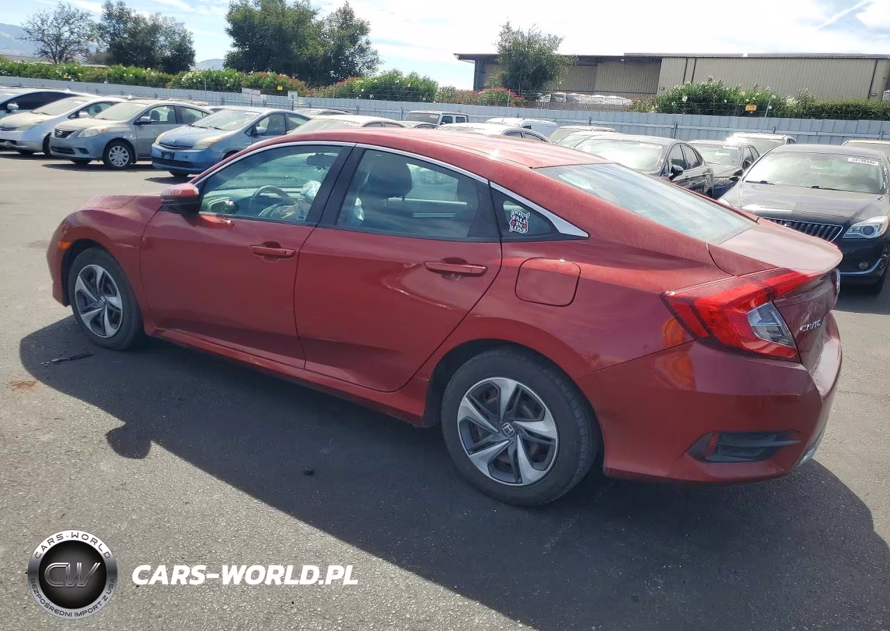 2019 Honda Civic Lx VIN:19XFC2F68KE209781 - 2