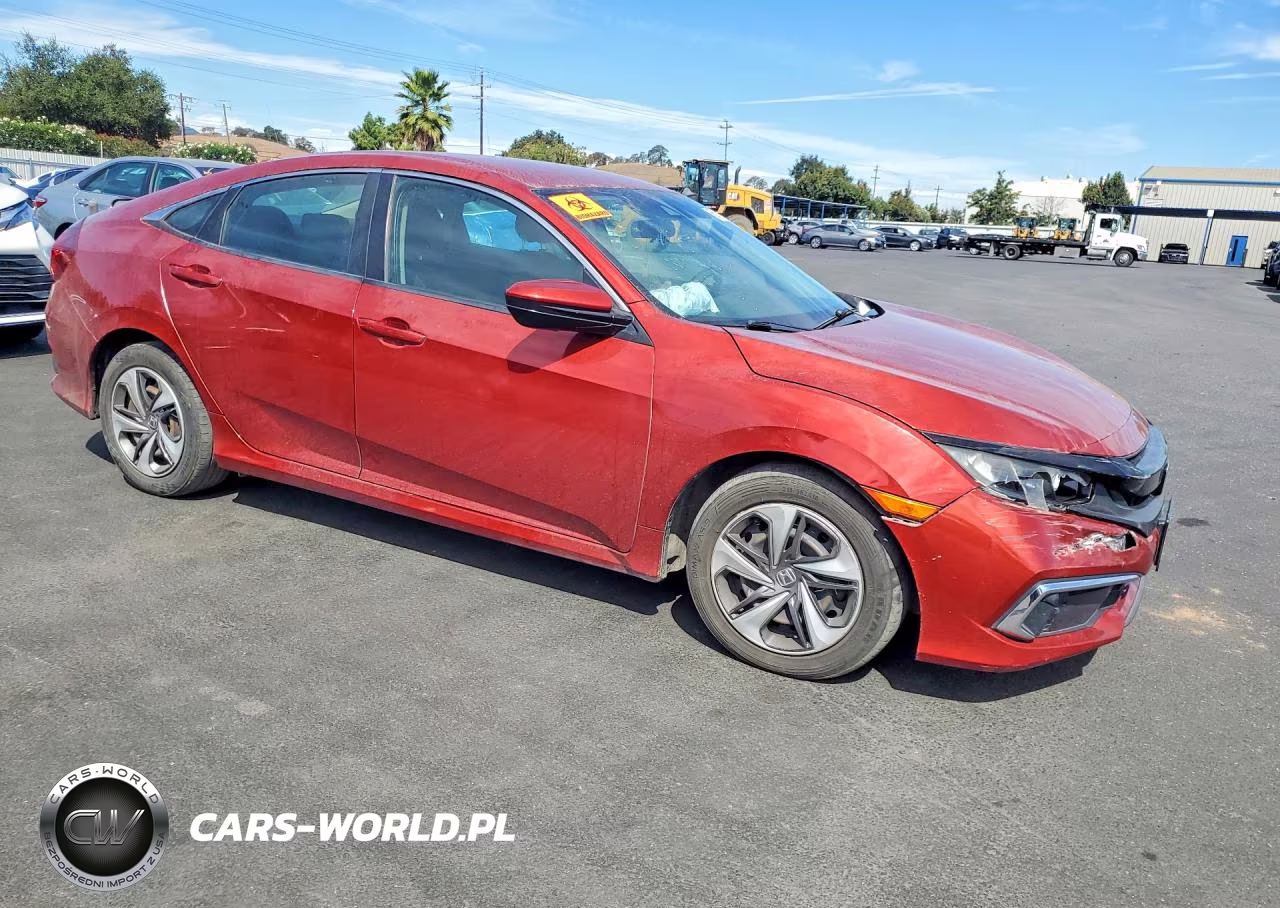 2019 Honda Civic Lx VIN:19XFC2F68KE209781 - 4