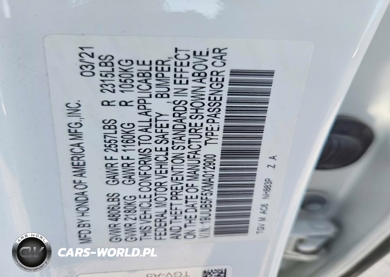 2021 Acura Tlx Tech A VIN:19UUB5F5XMA012900 - 13
