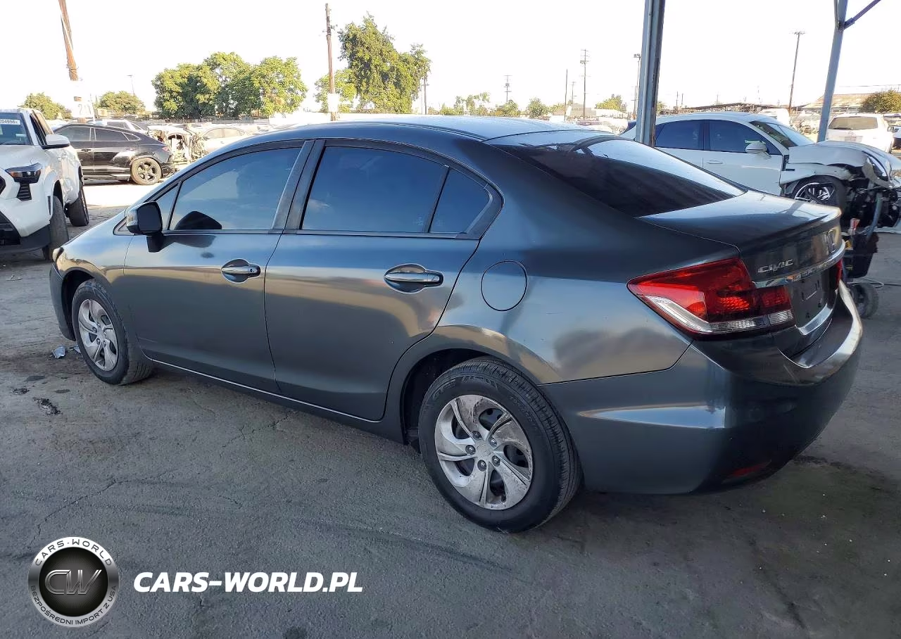2013 Honda Civic Lx VIN:19XFB2F52DE255510 - 2