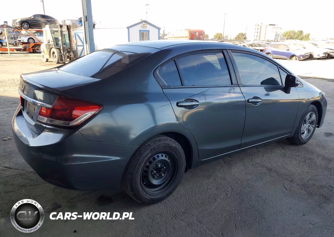 2013 Honda Civic Lx VIN:19XFB2F52DE255510 - 3
