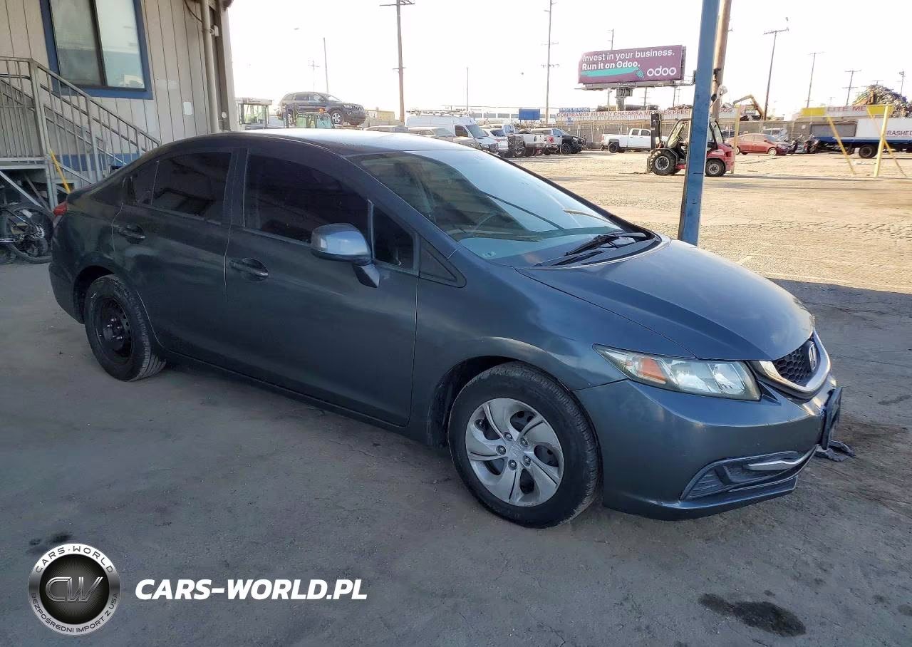2013 Honda Civic Lx VIN:19XFB2F52DE255510 - 4