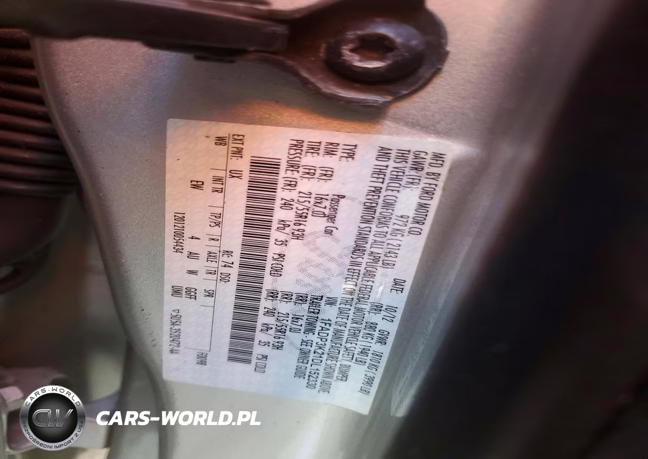 2013 Ford Focus Se VIN:1FADP3K21DL152330 - 12