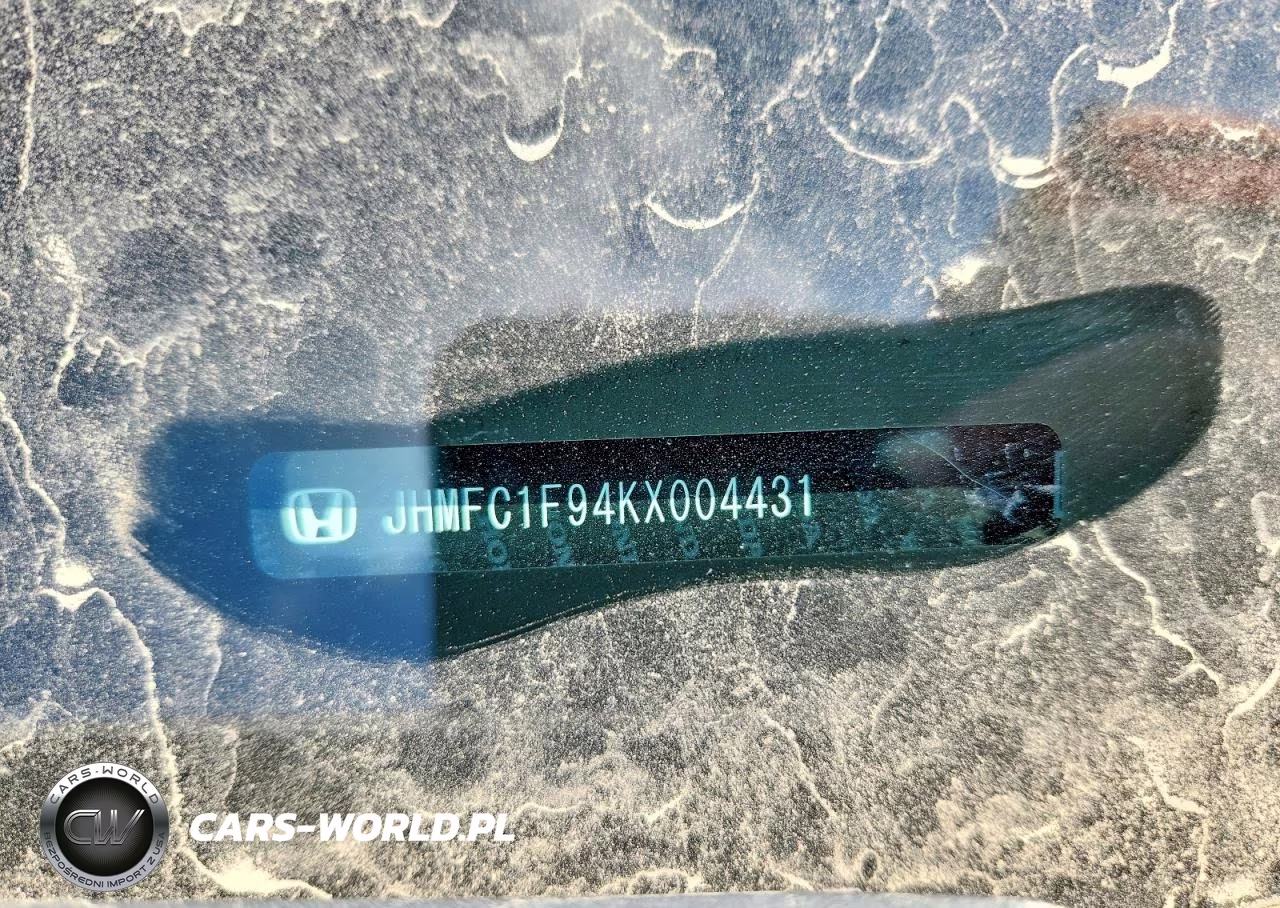 2019 Honda Civic Touring VIN:JHMFC1F94KX004431 - 12