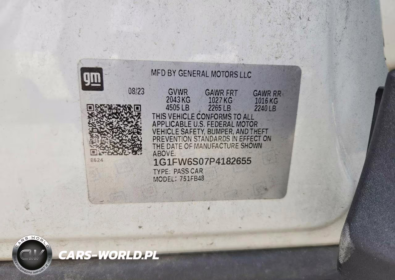 2023 Chevrolet Bolt Ev 1Lt VIN:1G1FW6S07P4182655 - 13