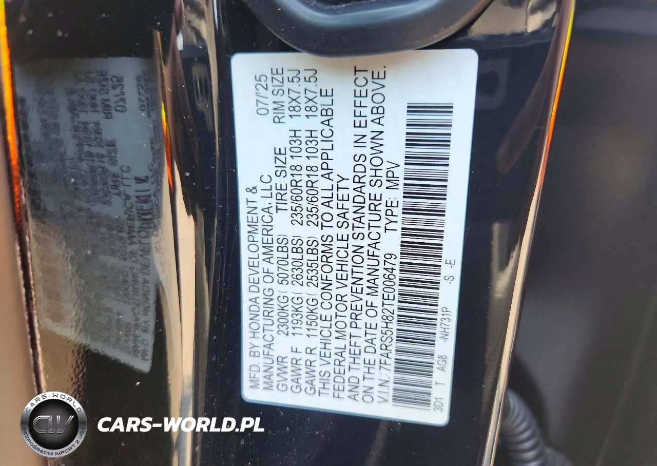 2026 Honda Cr-V Sport-L VIN:7FARS5H82TE006479 - 13