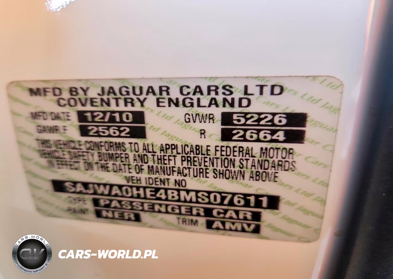 2011 Jaguar Xf Supercharged VIN:SAJWA0HE4BMS07611 - 12