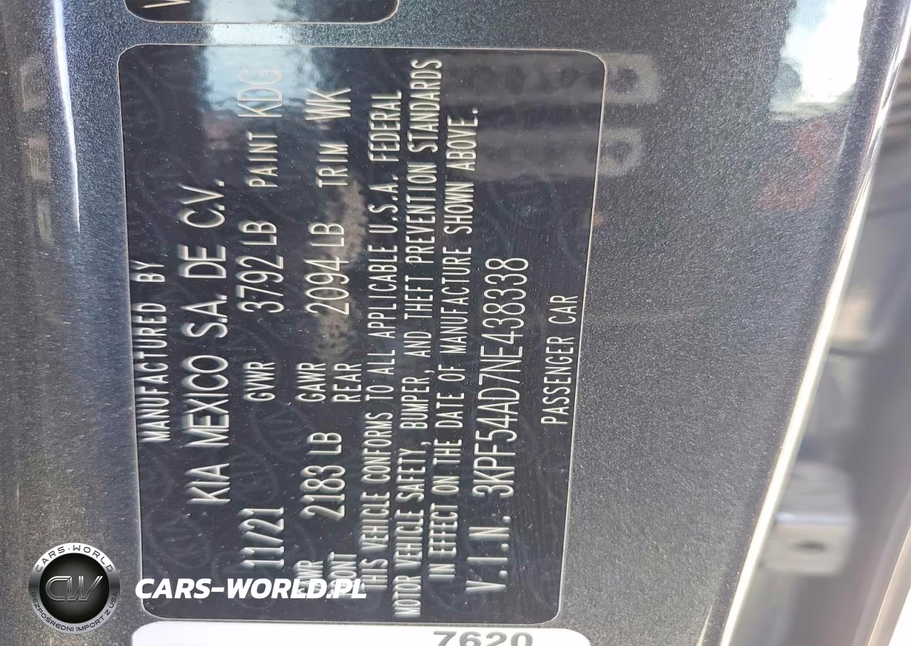 2022 Kia Forte Gt Line VIN:3KPF54AD7NE438338 - 13