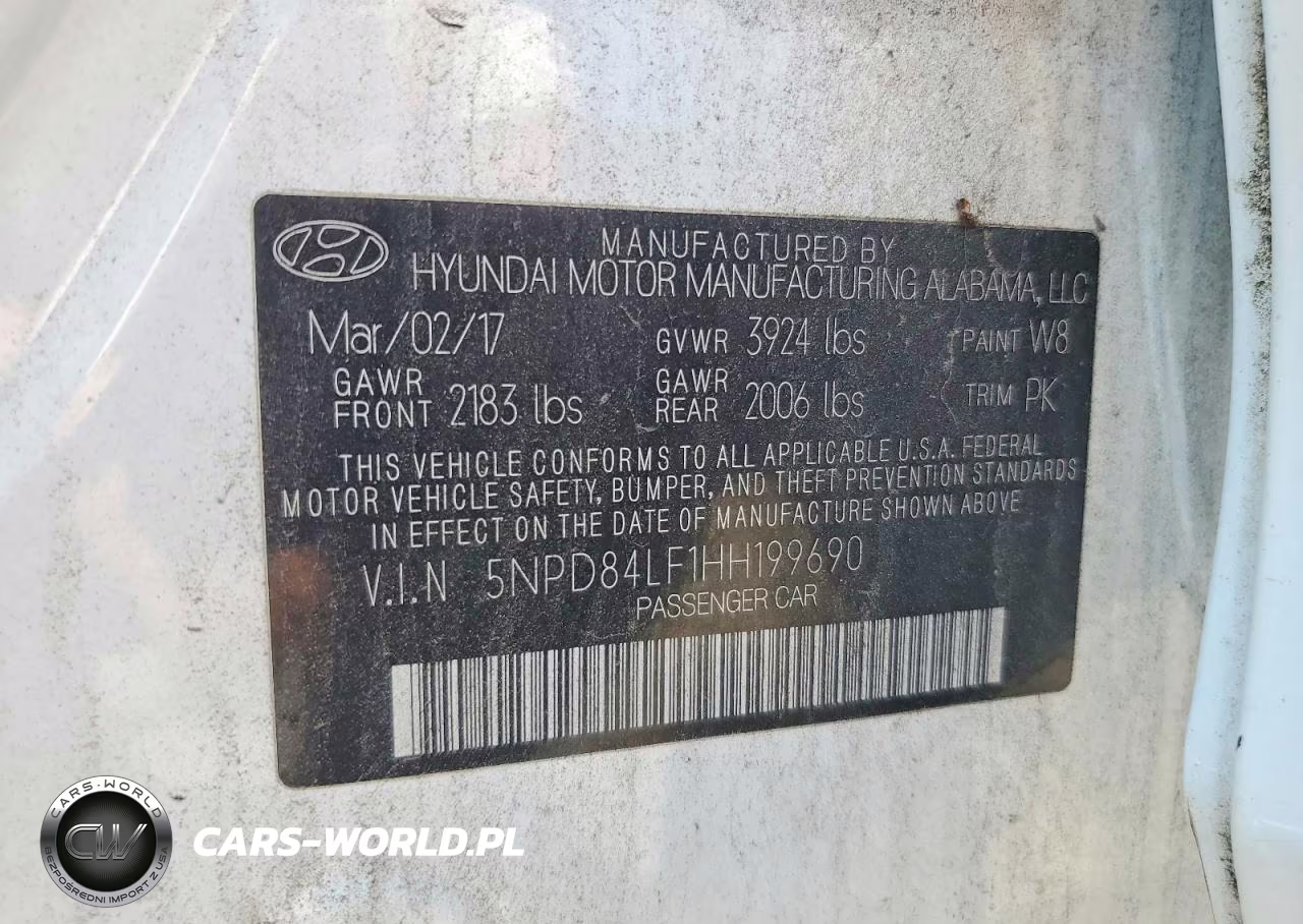 2017 Hyundai Elantra Se VIN:5NPD84LF1HH199690 - 12