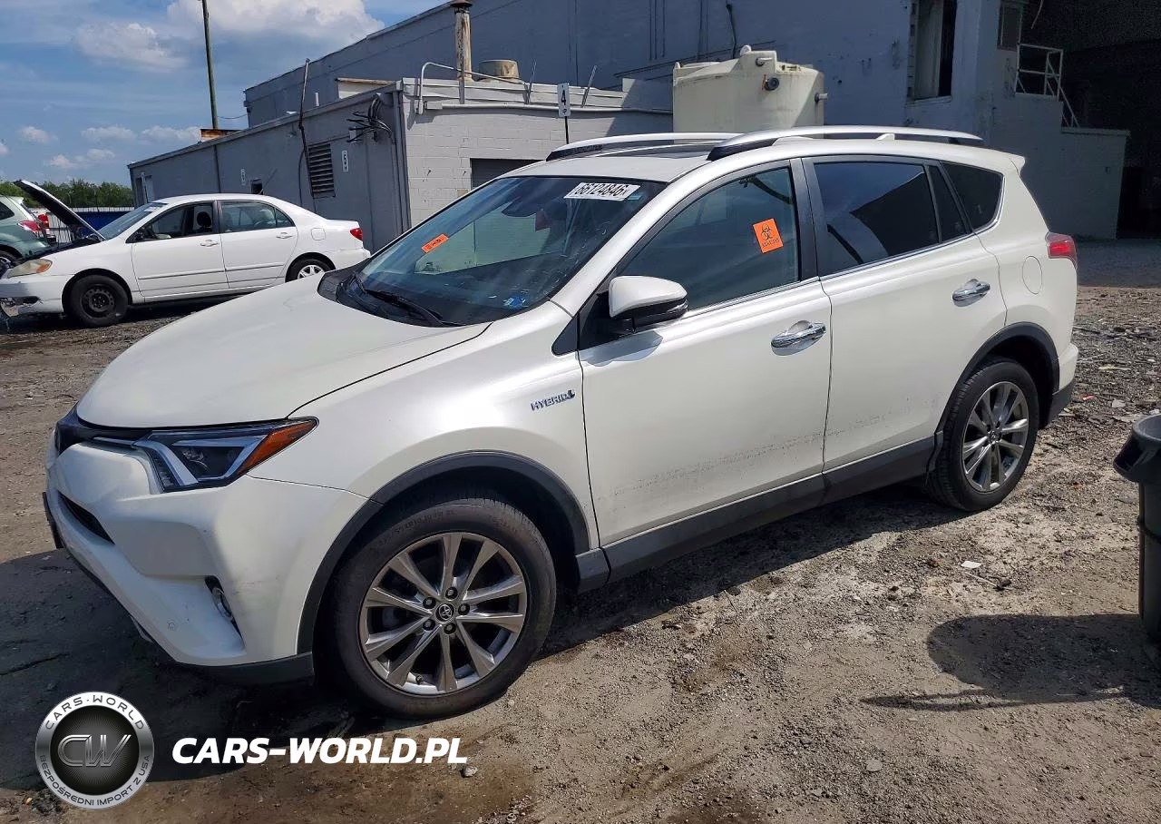 2018 Toyota Rav4 Hv Limited VIN:JTMDJREV6JD244592 - 1