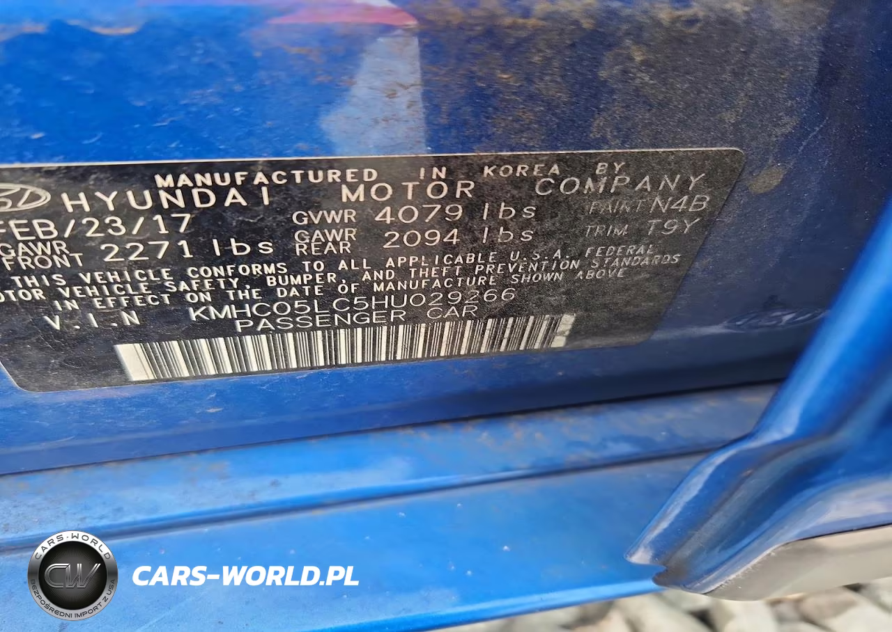 2017 Hyundai Ioniq Limited VIN:KMHC05LC5HU029266 - 13