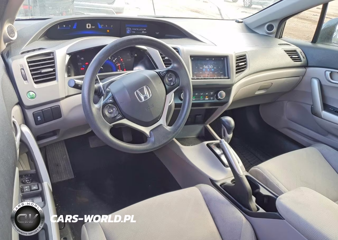 2012 Honda Civic Lx VIN:2HGFG3B57CH547185 - 8