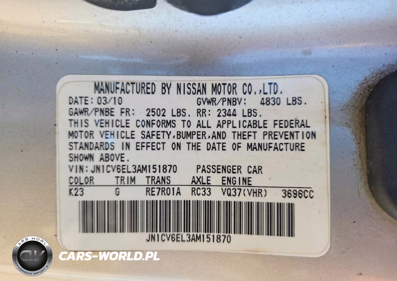 2010 Infiniti G37 Coupe X VIN:JN1CV6EL3AM151870 - 12