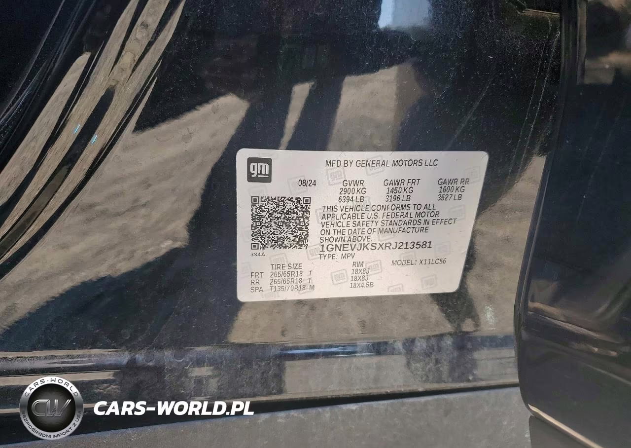 2024 Chevrolet Traverse Lt Z71 VIN:1GNEVJKSXRJ213581 - 14