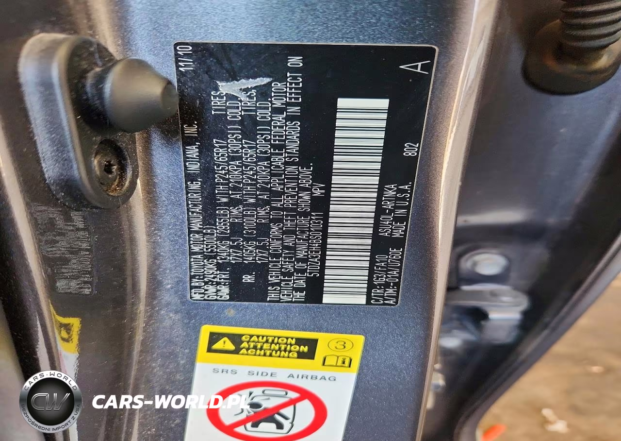 2011 Toyota Highlander Base VIN:5TDZA3EH4BS010311 - 14