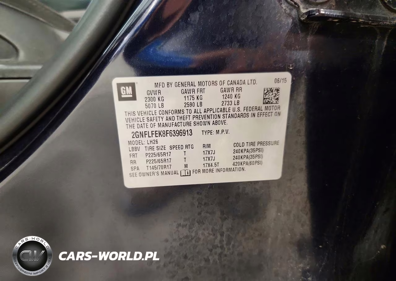 2015 Chevrolet Equinox Lt VIN:2GNFLFEK8F6396913 - 13