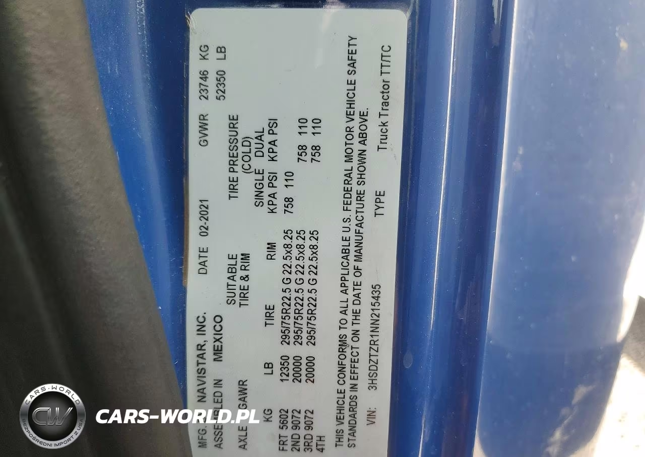 2022 International Lt625 VIN:3HSDZTZR1NN215435 - 12