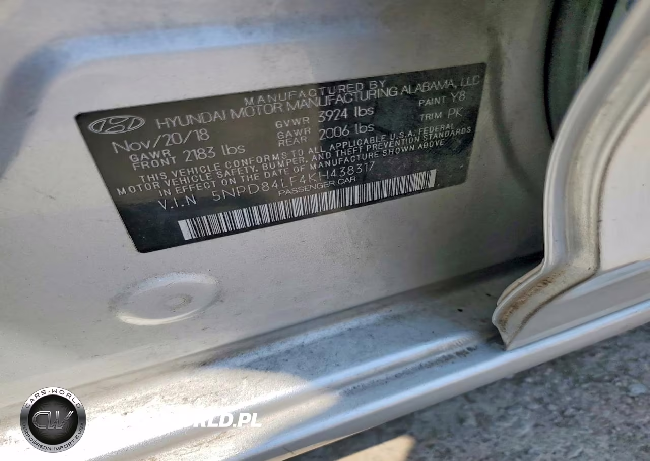 2019 Hyundai Elantra Sel VIN:5NPD84LF4KH438317 - 12