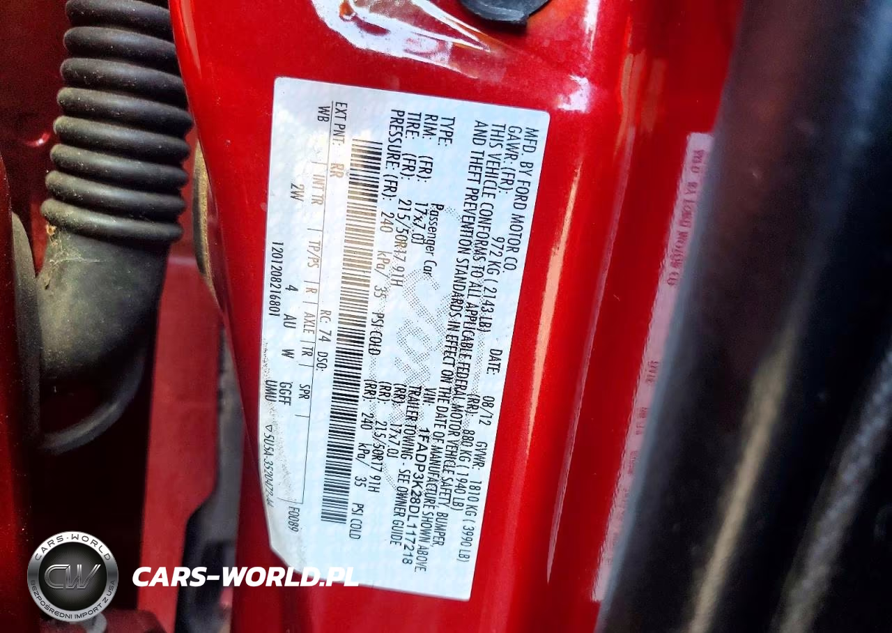 2013 Ford Focus Se VIN:1FADP3K28DL117218 - 12