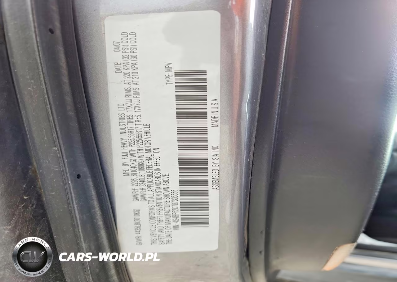 2008 Subaru Outback 2.5I Limited VIN:4S4BP62C787305556 - 12