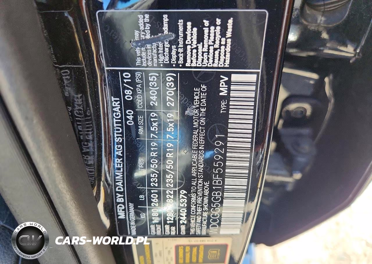 2011 Mercedes-Benz Glk 350 VIN:WDCGG5GB1BF559291 - 13