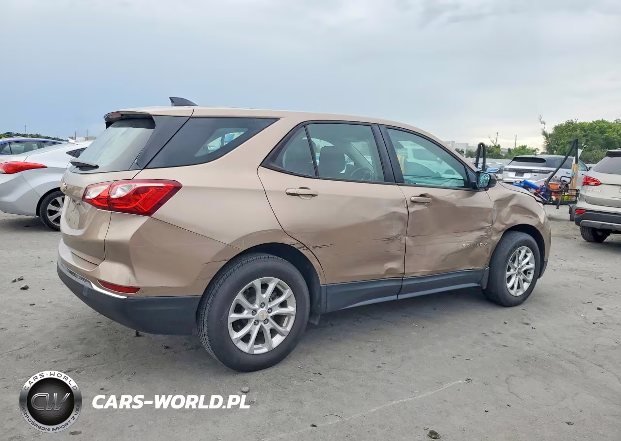 2018 Chevrolet Equinox Ls VIN:2GNAXHEV7J6337820 - 3