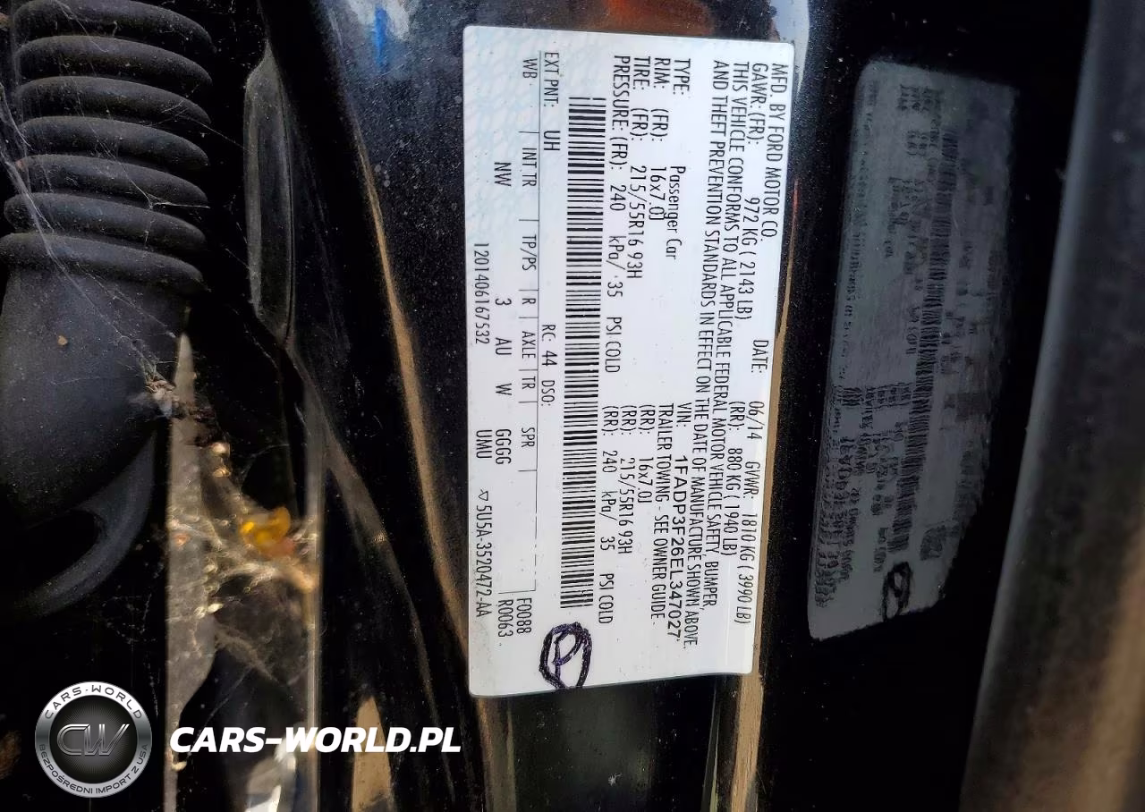 2014 Ford Focus Se VIN:1FADP3F26EL347027 - 12