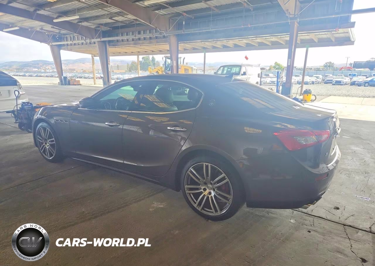 2017 Maserati Ghibli S VIN:ZAM57RSLXH1236802 - 2