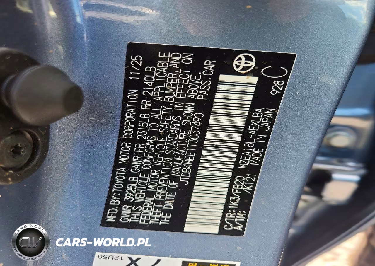 2026 Toyota Corolla Le VIN:JTDB4MEE1T3037490 - 12