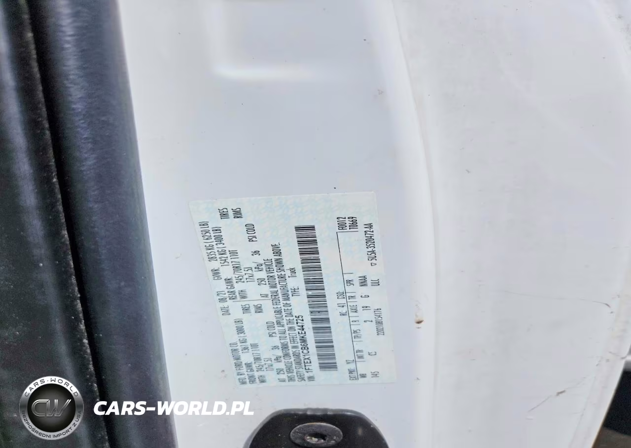 2021 Ford F150 Super Cab VIN:1FTEX1CB6MKE44725 - 12
