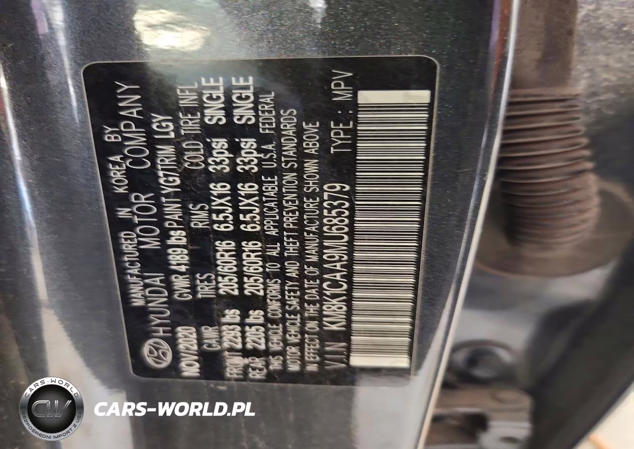 2021 Hyundai Kona Se VIN:KM8K1CAA9MU685379 - 13