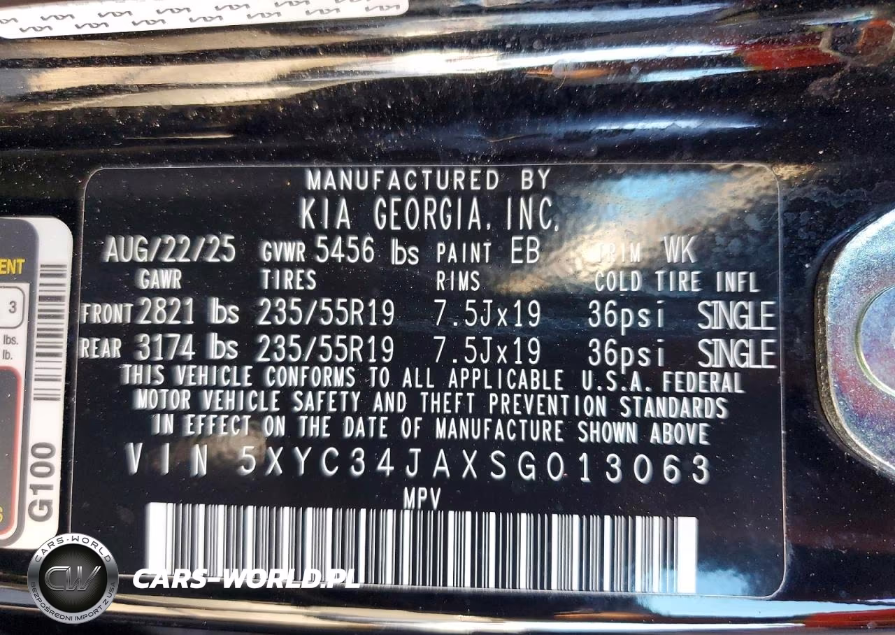2025 Kia Ev6 Light Long Range VIN:5XYC34JAXSG013063 - 14