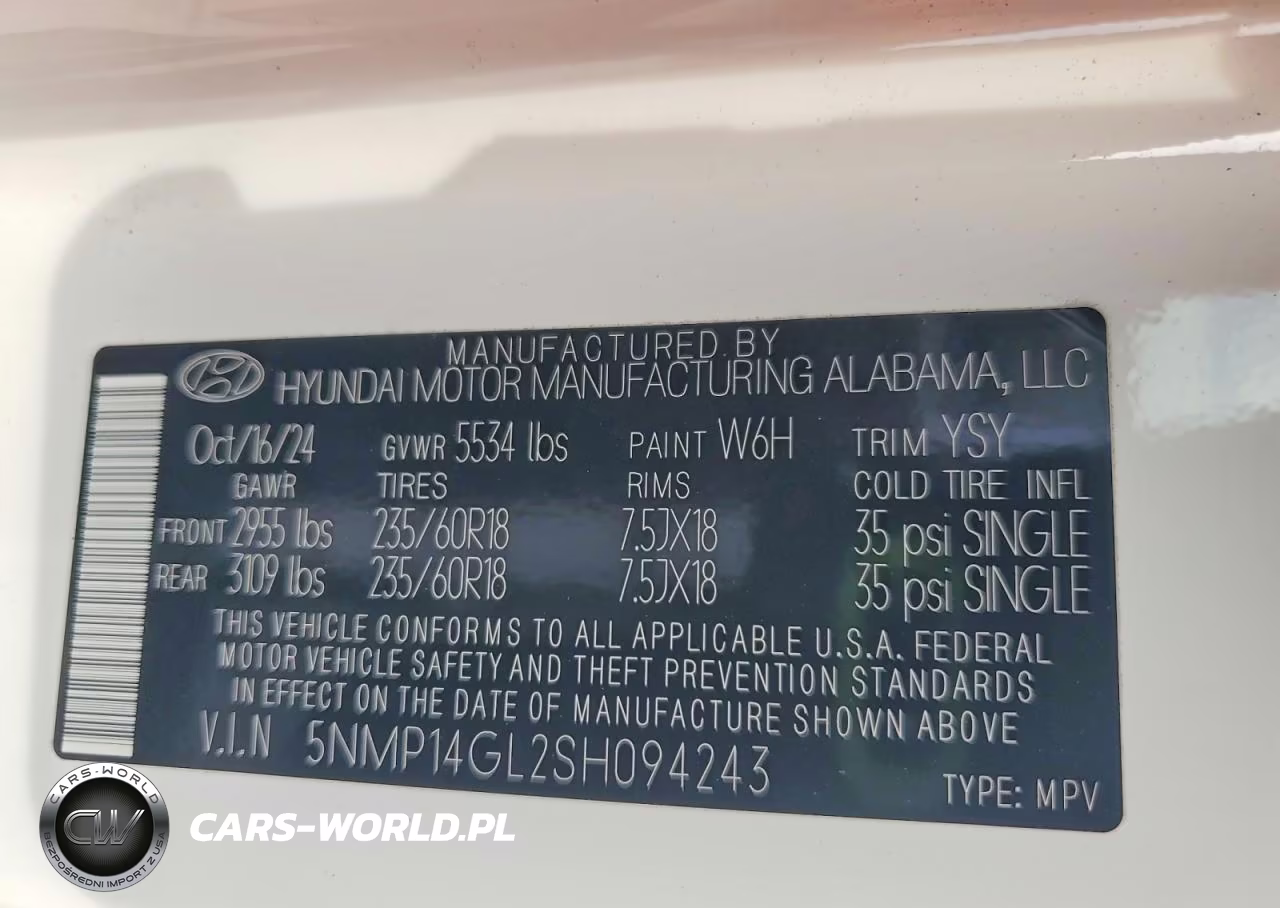 2025 Hyundai Santa Fe Se VIN:5NMP14GL2SH094243 - 13