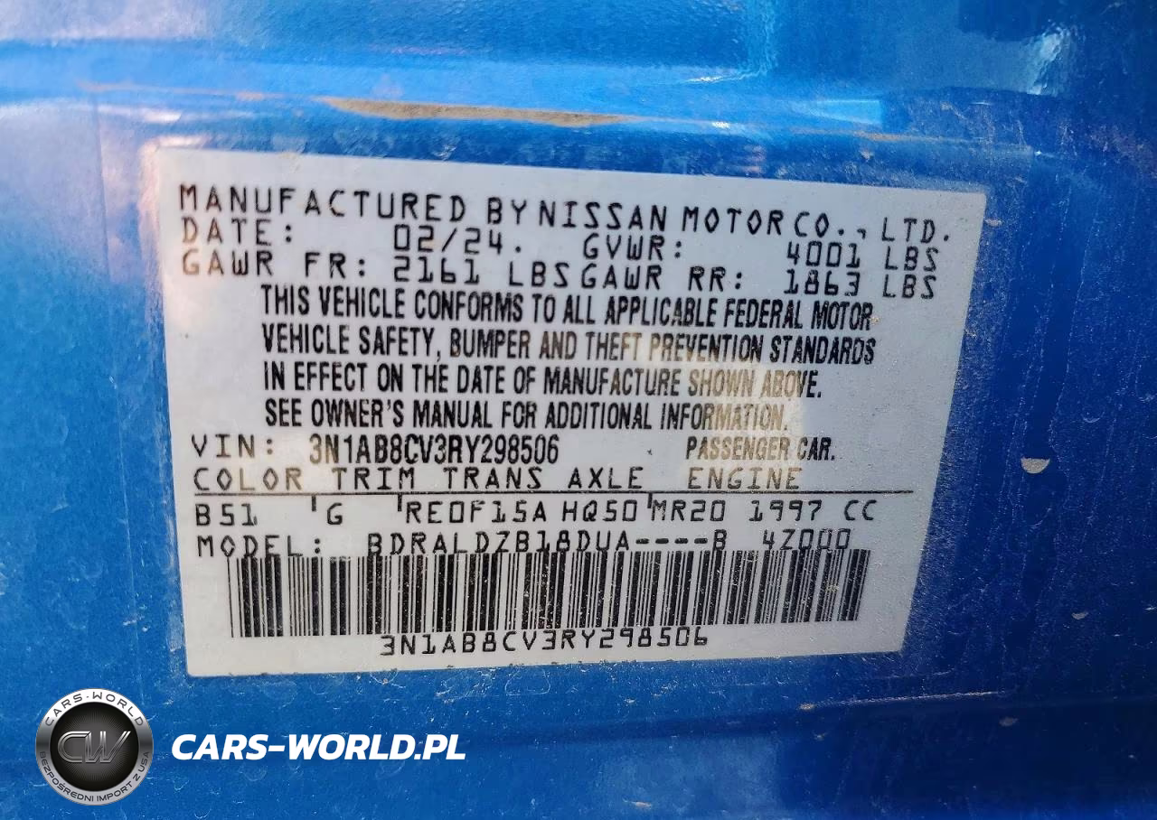 2024 Nissan Sentra Sv VIN:3N1AB8CV3RY298506 - 12