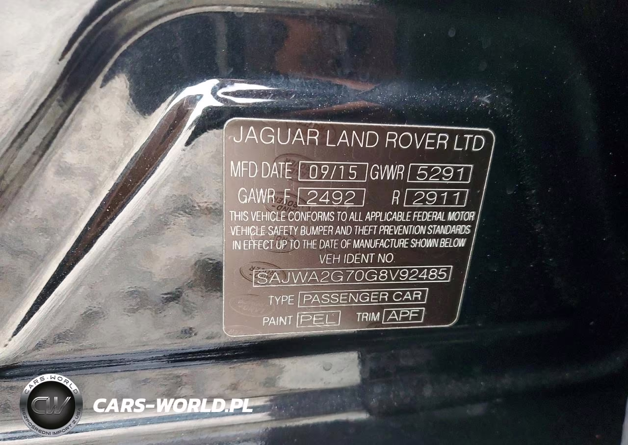 2016 Jaguar Xjl Portfolio VIN:SAJWA2G70G8V92485 - 12