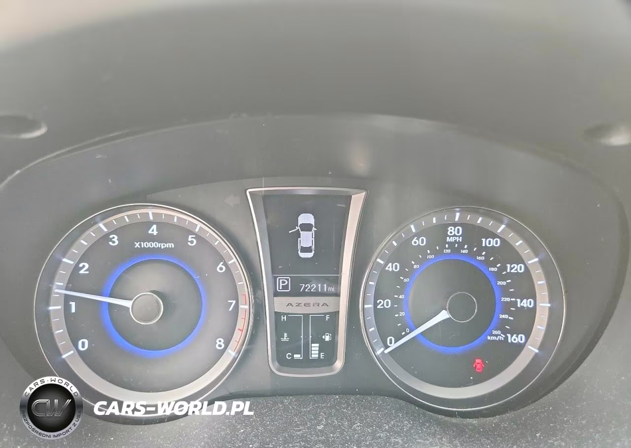 2012 Hyundai Azera Base VIN:KMHFG4JG8CA155897 - 9