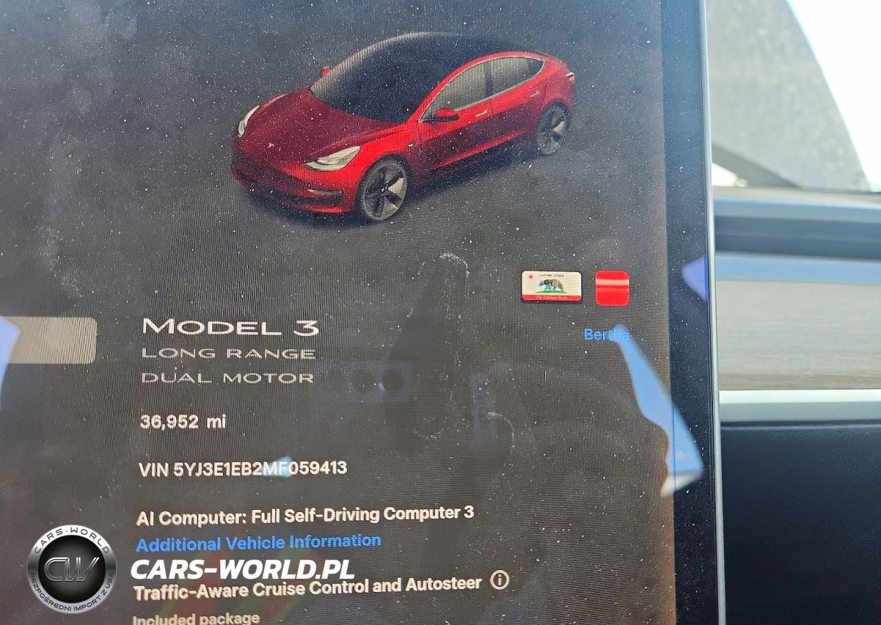 2021 Tesla Model 3 VIN:5YJ3E1EB2MF059413 - 9