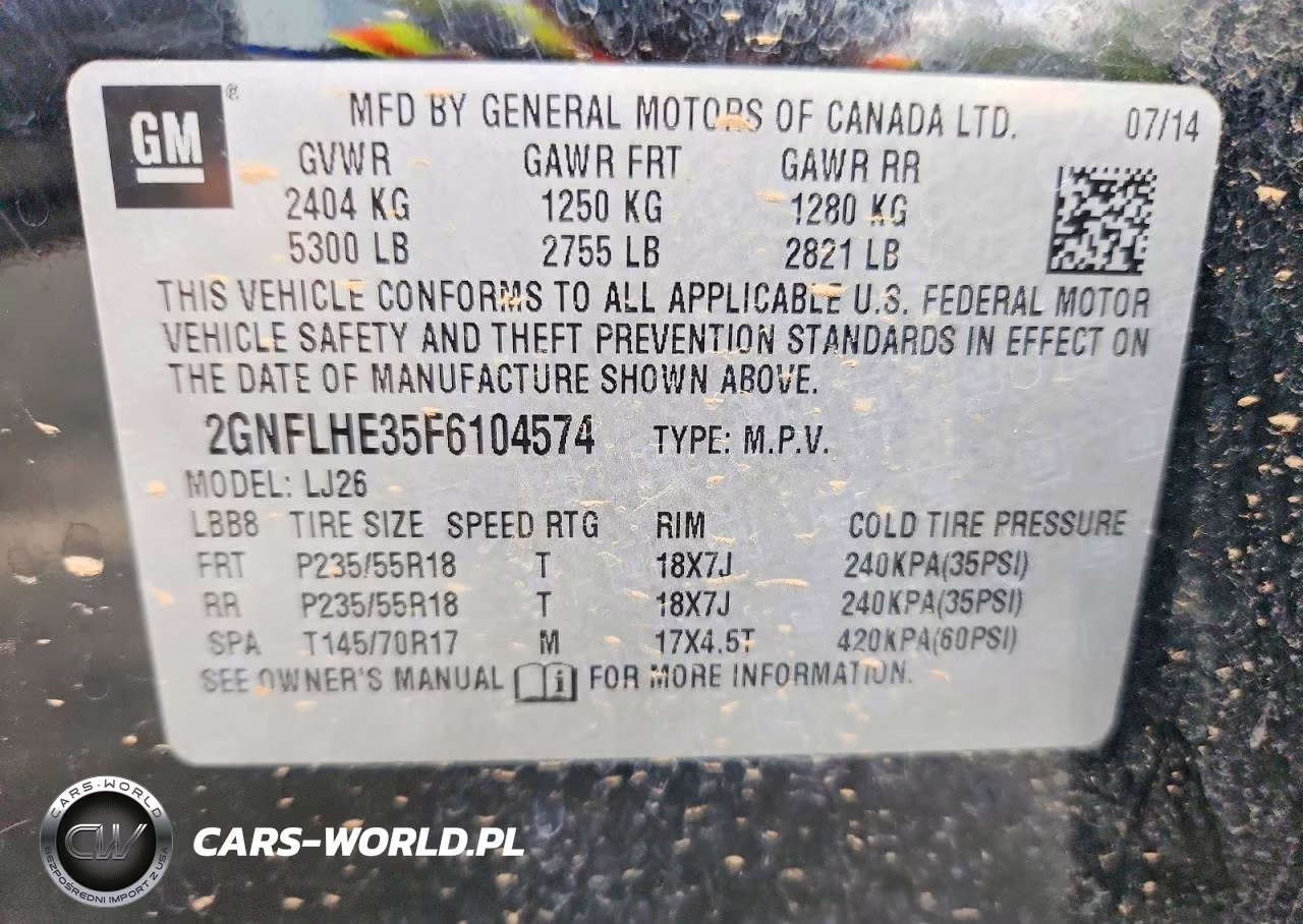 2015 Chevrolet Equinox Ltz VIN:2GNFLHE35F6104574 - 12