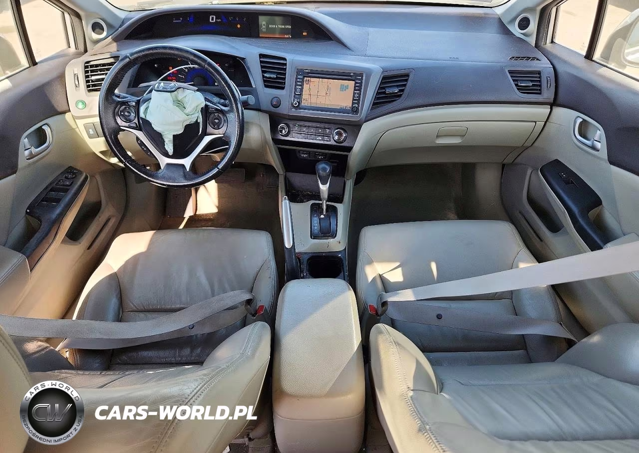 2012 Honda Civic Exl VIN:19XFB2F93CE047976 - 8