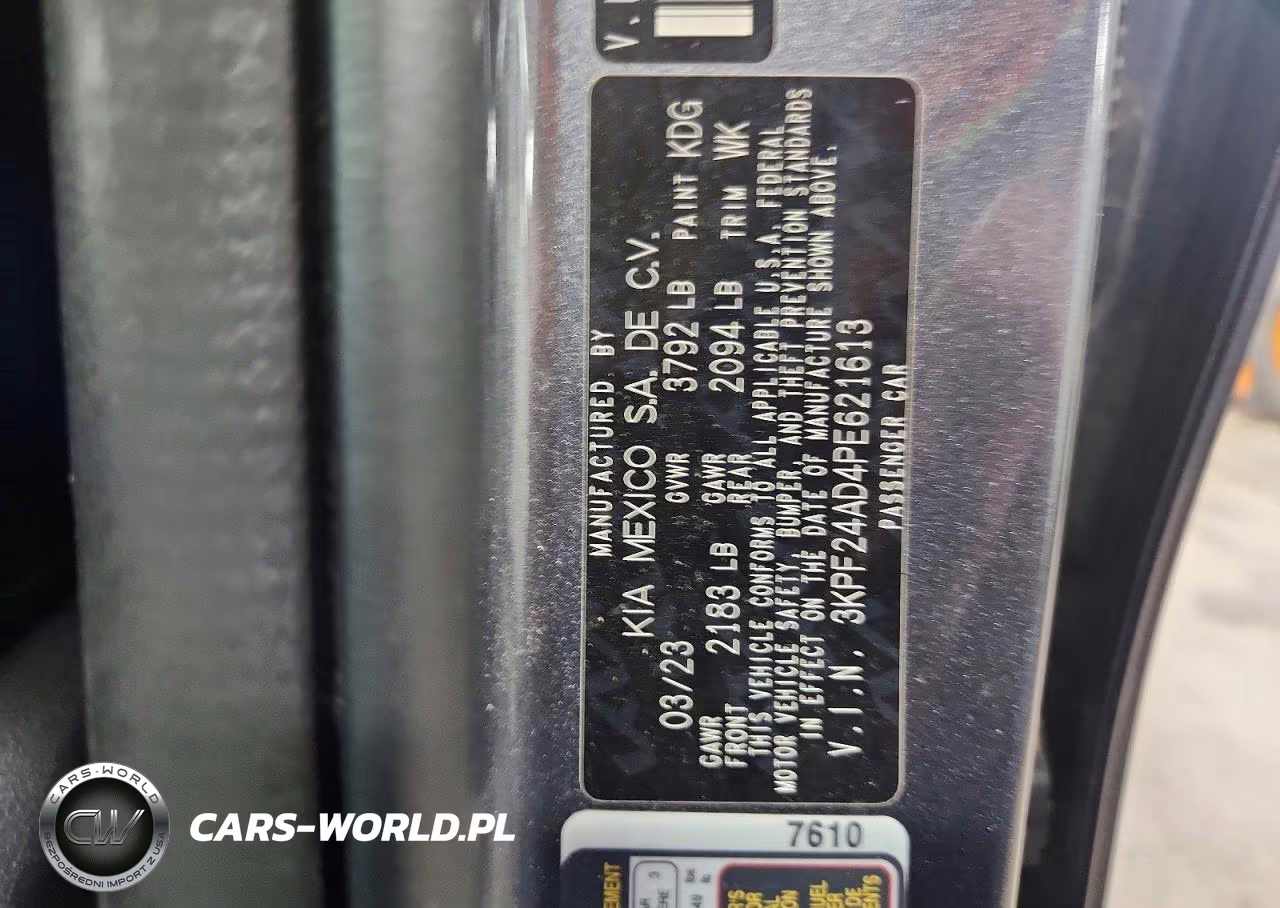 2023 Kia Forte Lxs VIN:3KPF24AD4PE621613 - 12