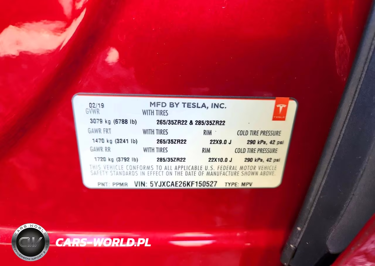 2019 Tesla Model X VIN:5YJXCAE26KF150527 - 13