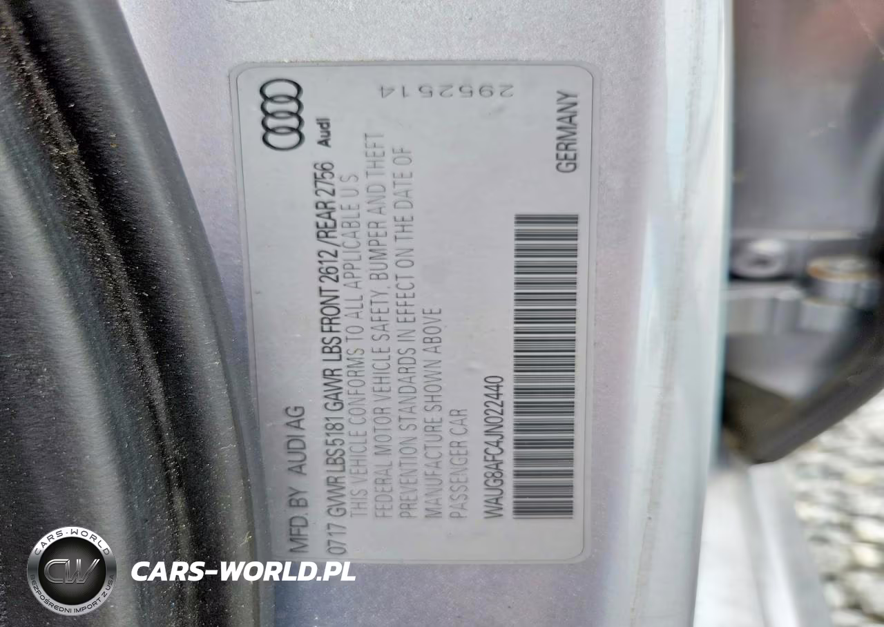 2018 Audi A6 Premium Plus VIN:WAUG8AFC4JN022440 - 12