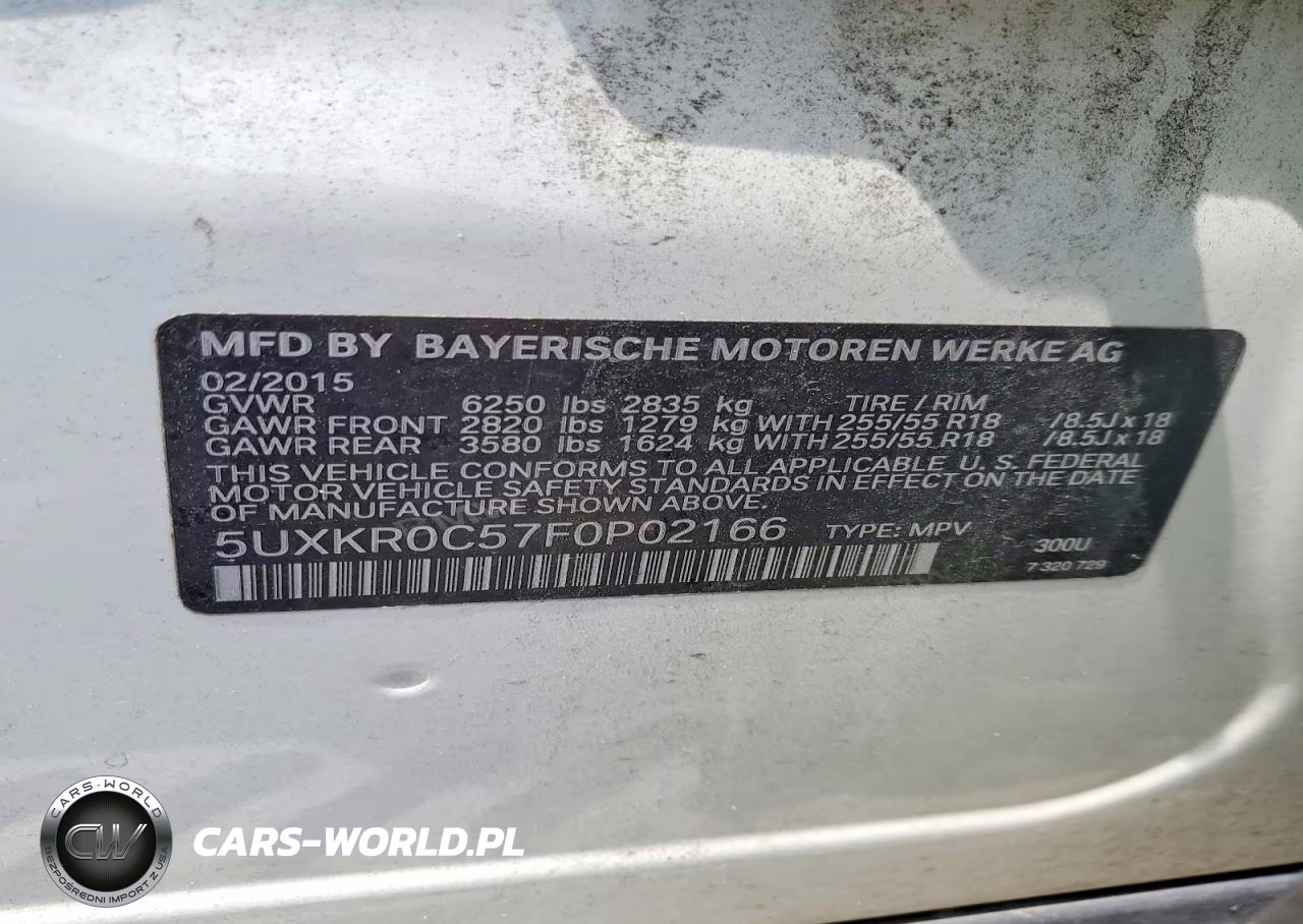2015 BMW X5 xDrive35I VIN:5UXKR0C57F0P02166 - 12