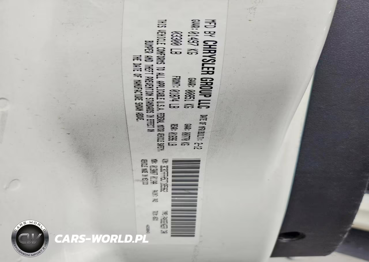 2012 Fiat 500 Abarth VIN:3C3CFFFH5CT185962 - 12