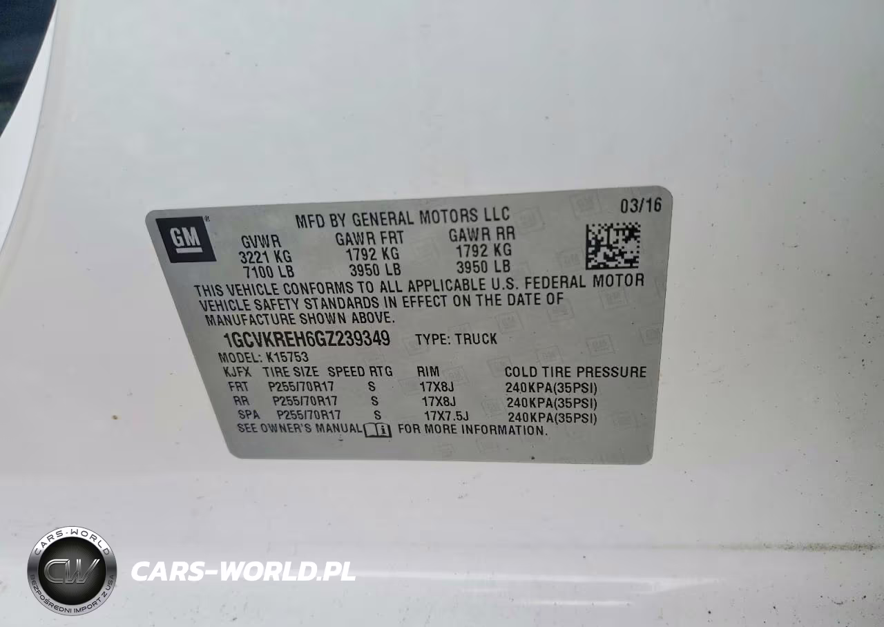 2016 Chevrolet Silverado K1500 Lt VIN:1GCVKREH6GZ239349 - 12
