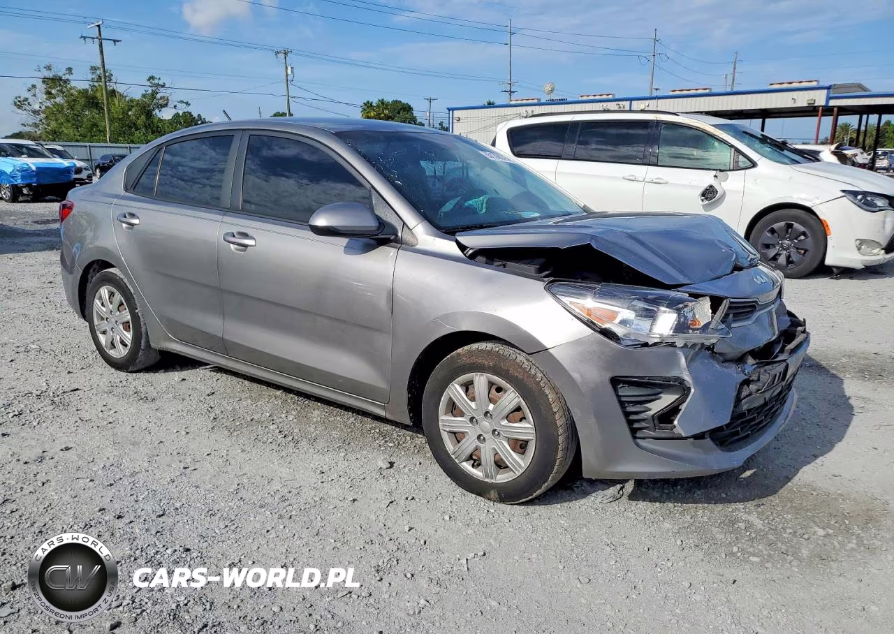 2022 Kia Rio S VIN:3KPA24AD6NE454792 - 4