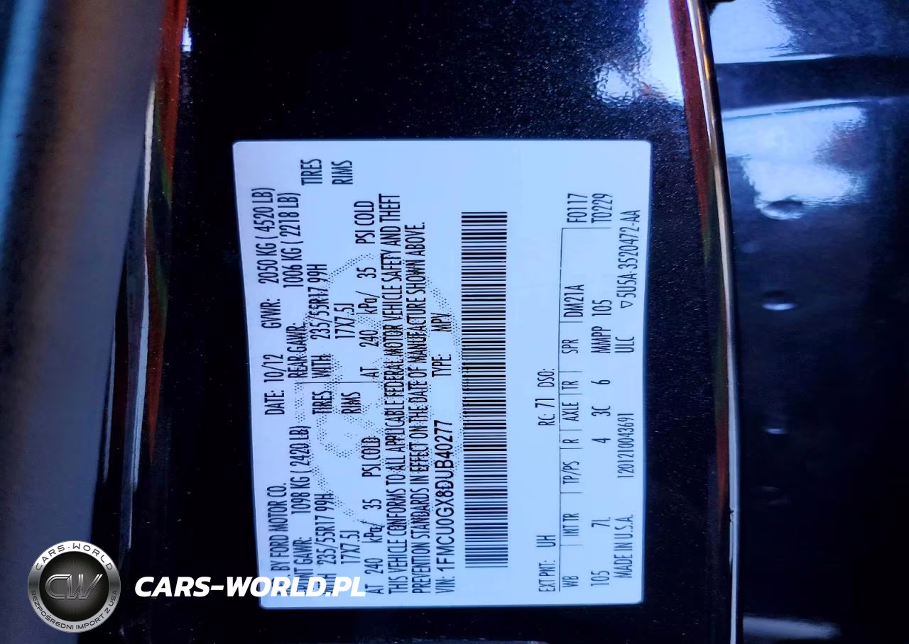 2013 Ford Escape Se VIN:1FMCU0GX8DUB40277 - 13