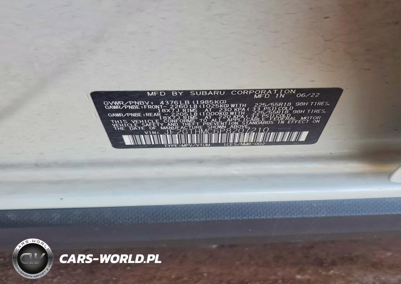 2023 Subaru Crosstrek Limited VIN:JF2GTHMC6P8207210 - 13