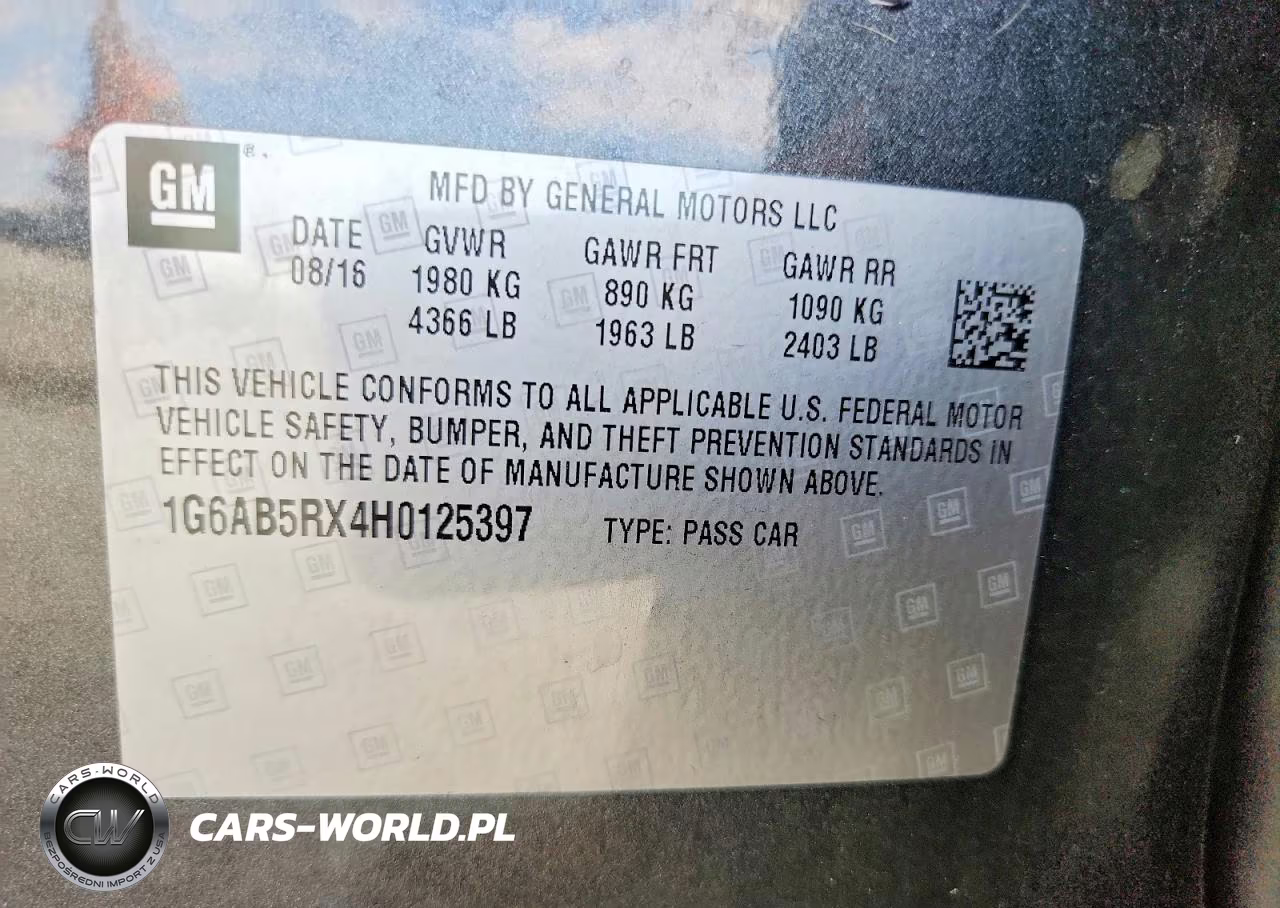 2017 Cadillac Ats Luxury VIN:1G6AB5RX4H0125397 - 12